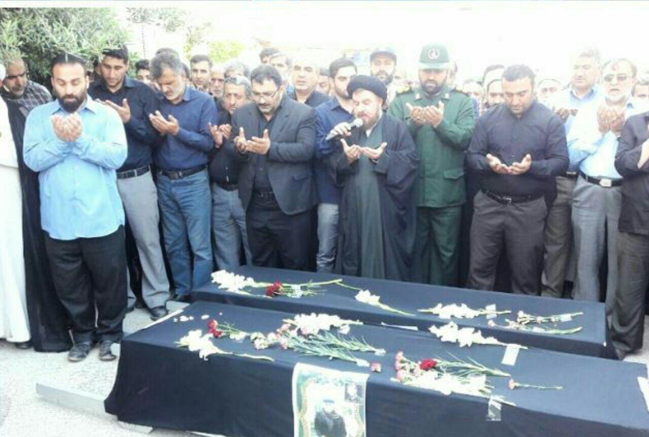 گزارش تصویری از مراسم تشییع جنازه پدر شهید عیسی نجفی در بهشهر