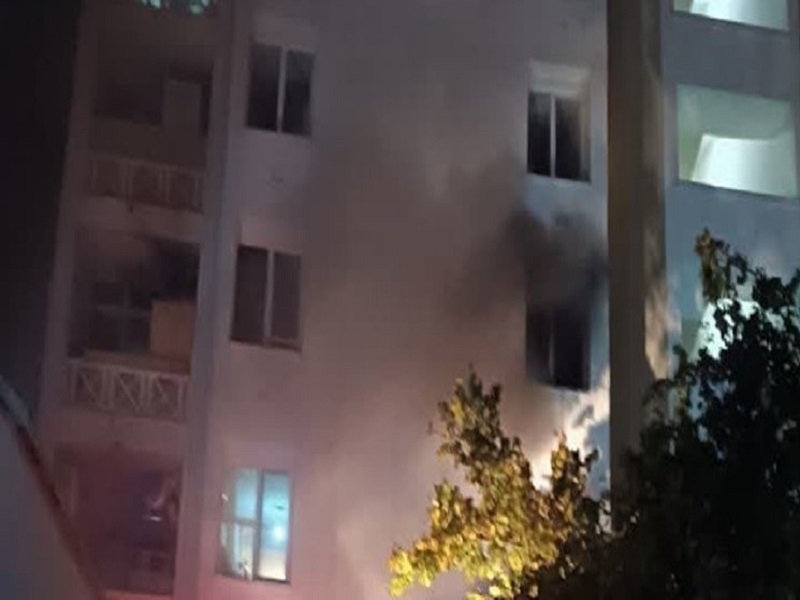 آتش‌سوزی یک‌منزل در کرمانشاه به خیر گذشت