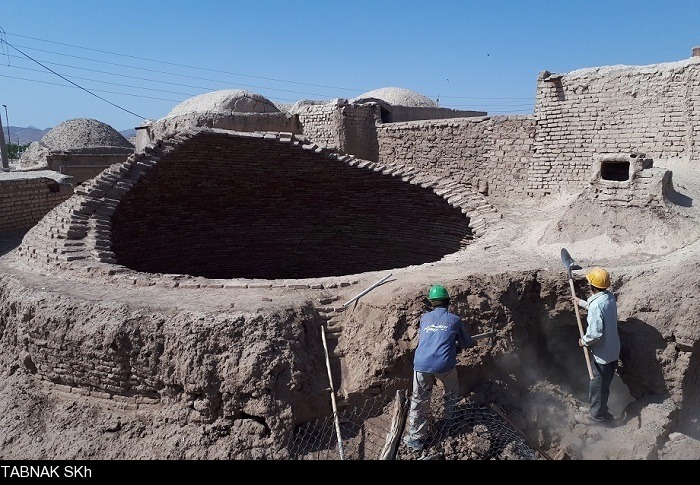 پایان مرمت آب انبار روستای سیوجان