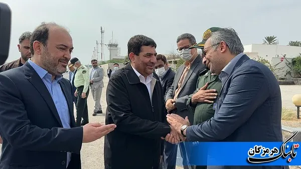 معاون اول رییس جمهور وارد بندرعباس شد