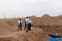 بازدید مدیر عامل شرکت مهندسی آبفای کشور از خسارات سیلاب در یزد