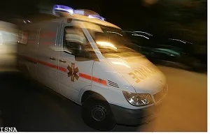 یک مجروح در واژگونی پیکان‌وانت در اهواز