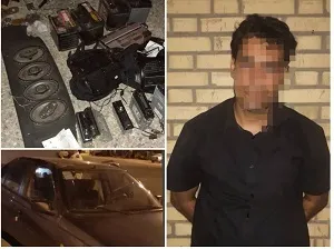 سارقان پارکینگ مرز چذابه دستگیر شدند