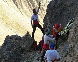 مرگ مرد 50 ساله بر اثر سقوط از کوه صفه اصفهان